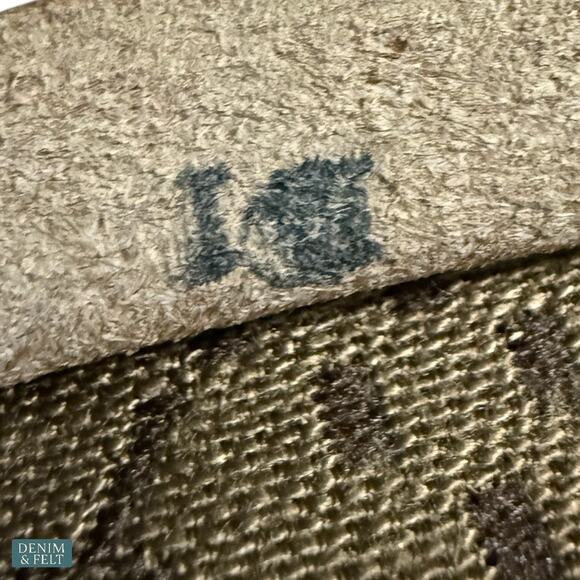 Yves Saint Laurent Brown Ribbed Clutch Travel Leather Trim Vintage Statement Bag - Picture 10 of 16